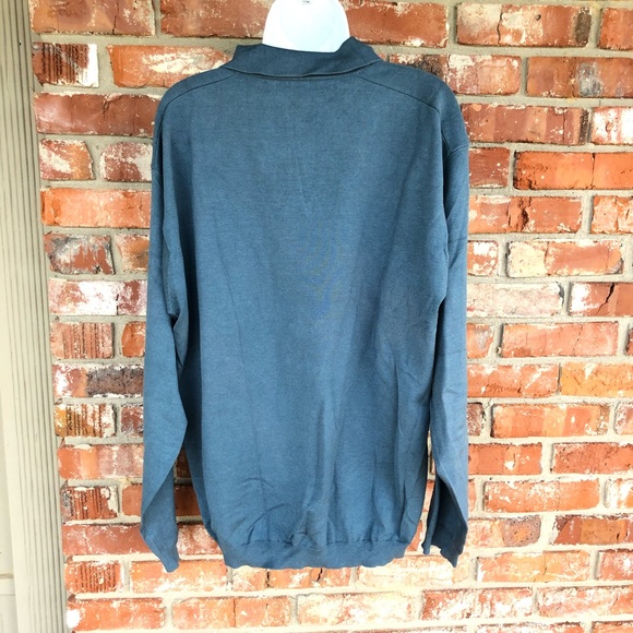 Tommy Bahama blue pullover silk sweater size Large - Picture 5 of 7
